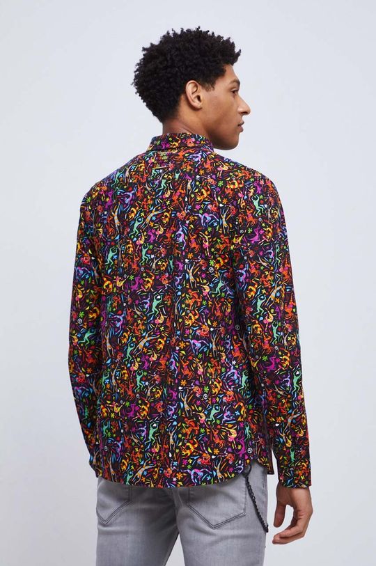 multicolor Koszula męska z kolekcji WOŚP x Medicine kolor multicolor