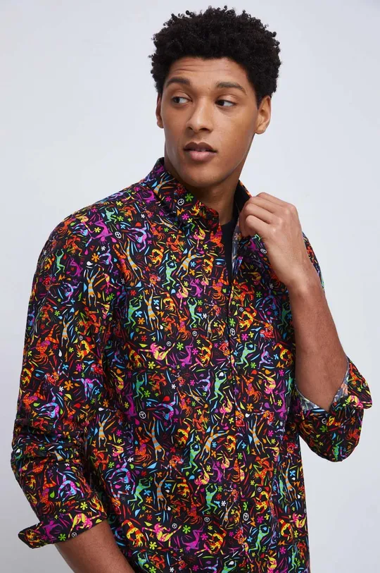 Koszula męska z kolekcji WOŚP x Medicine kolor multicolor
