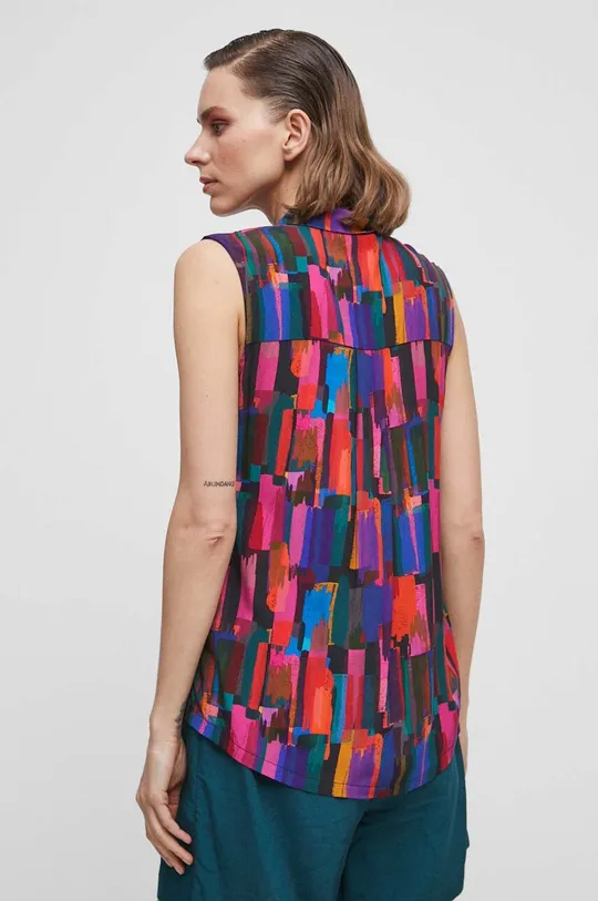 Koszula damska wzorzysta kolor multicolor 100 % Wiskoza