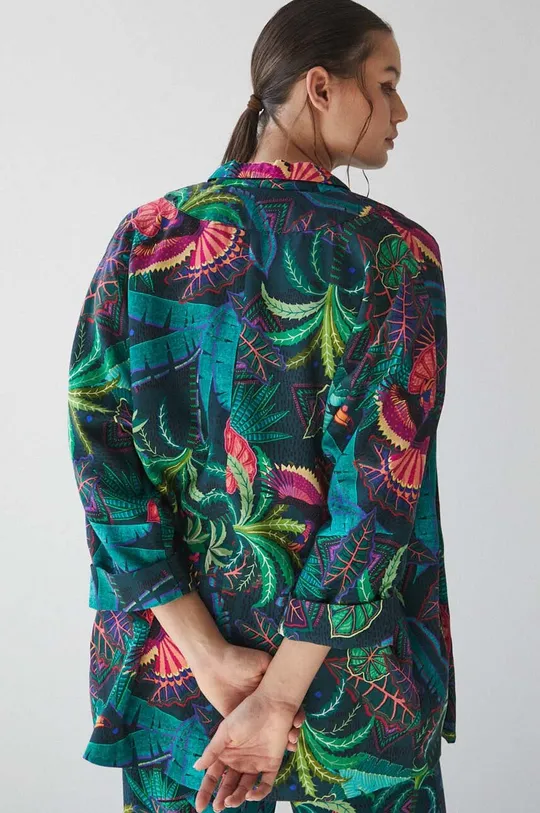 Kimono damskie wzorzyste kolor multicolor Materiał zasadniczy: 100 % Lyocell, Podszewka: 100 % Wiskoza