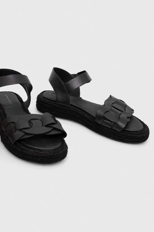 Sandály dámské černá barva černá