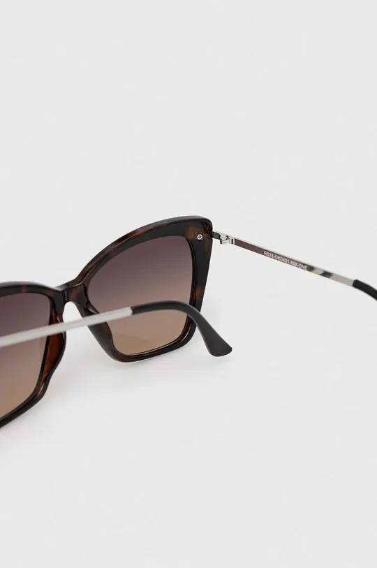 Okulary damskie przeciwsłoneczne z polaryzacją kolor brązowy Oprawki: 90 % Poliwęglan, 10 % Miedź, Szkła: 100 % Poliwęglan