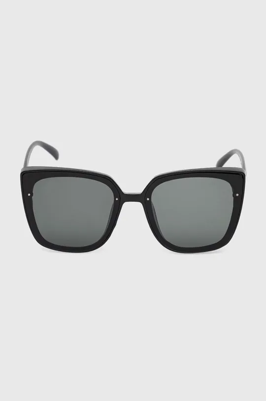 Okulary damskie przeciwsłoneczne kolor czarny Oprawki: 50 % Metal, 50 % Poliwęglan, Szkła: 100 % Poliwęglan