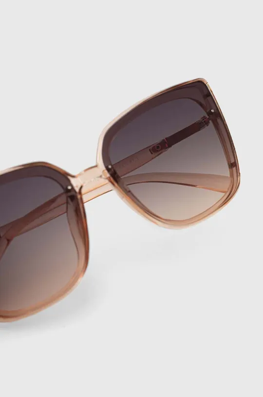 Okulary damskie przeciwsłoneczne kolor brązowy Damski