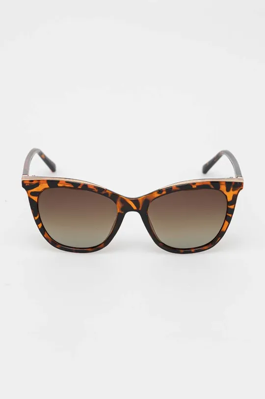 Okulary damskie przeciwsłoneczne z polaryzacją kolor brązowy brązowy