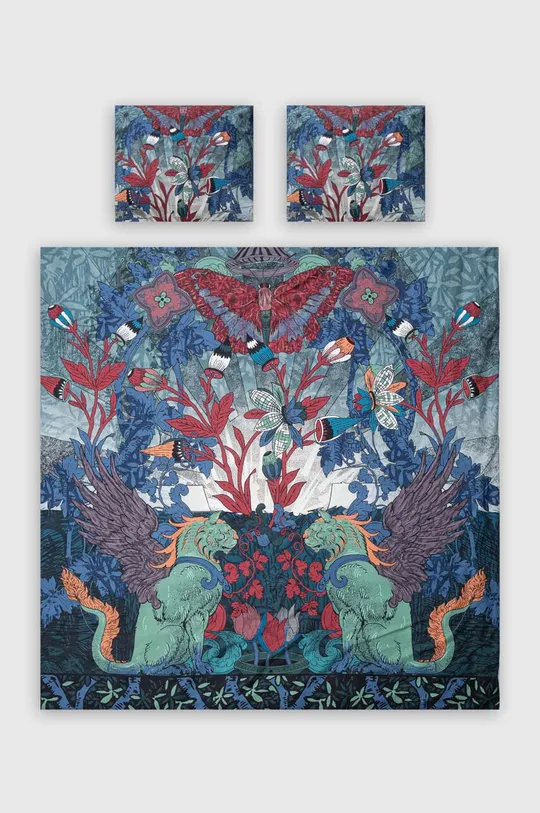 multicolor Komplet pościeli bawełnianej wzorzystej 200 x 200 cm kolor multicolor Unisex
