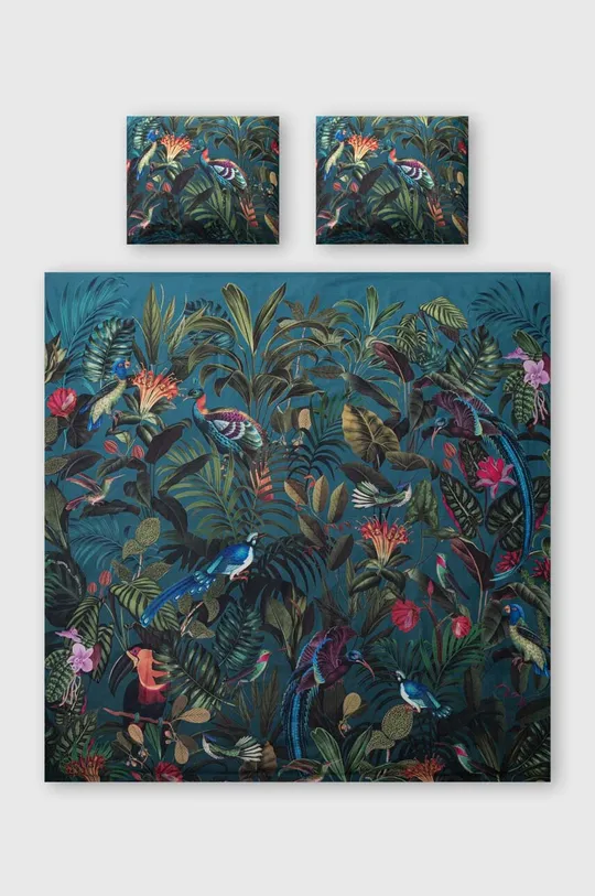 multicolor Komplet pościeli bawełnianej wzorzystej 200 x 200 cm kolor multicolor Unisex