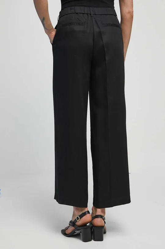 Spodnie damskie gładkie kolor czarny Materiał zasadniczy: 100 % Lyocell, Podszewka: 100 % Poliester