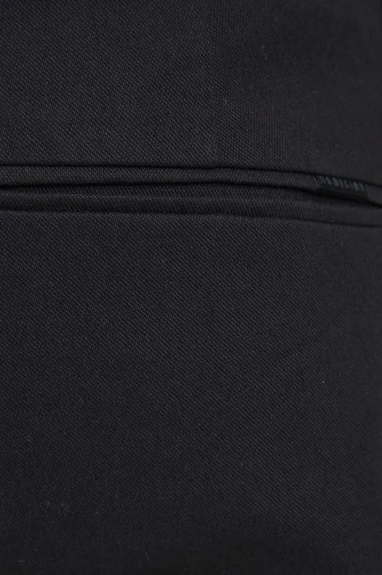 czarny Spodnie męskie slim fit kolor czarny