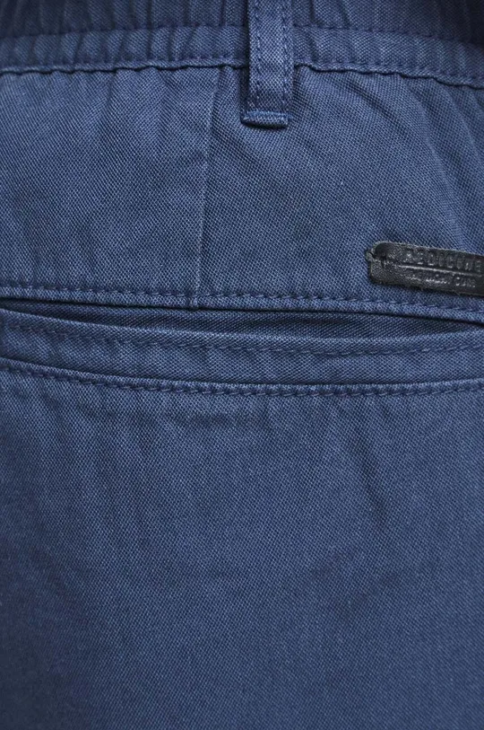 Spodnie męskie gładkie kolor granatowy Męski
