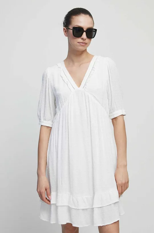 biały Medicine sukienka z fakturą Damski