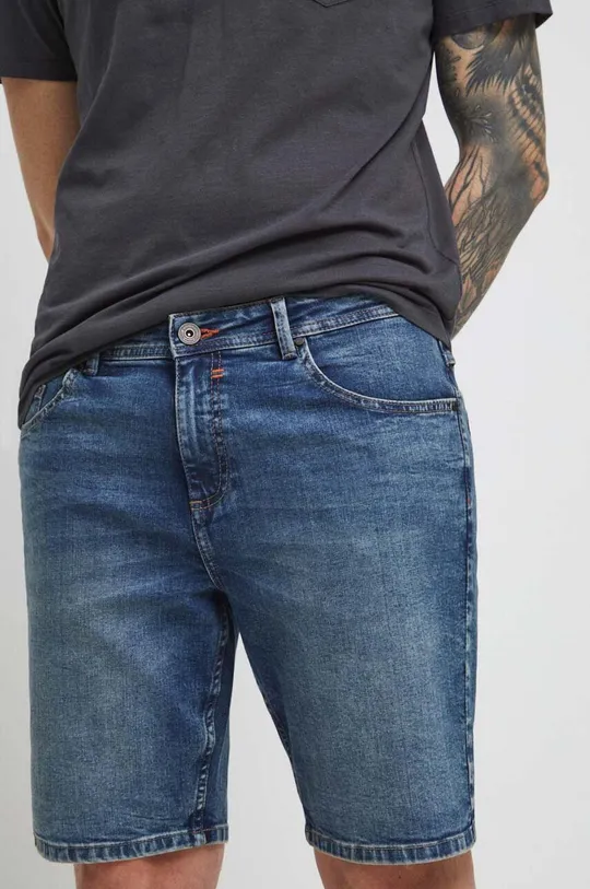 niebieski Medicine szorty jeansowe Męski