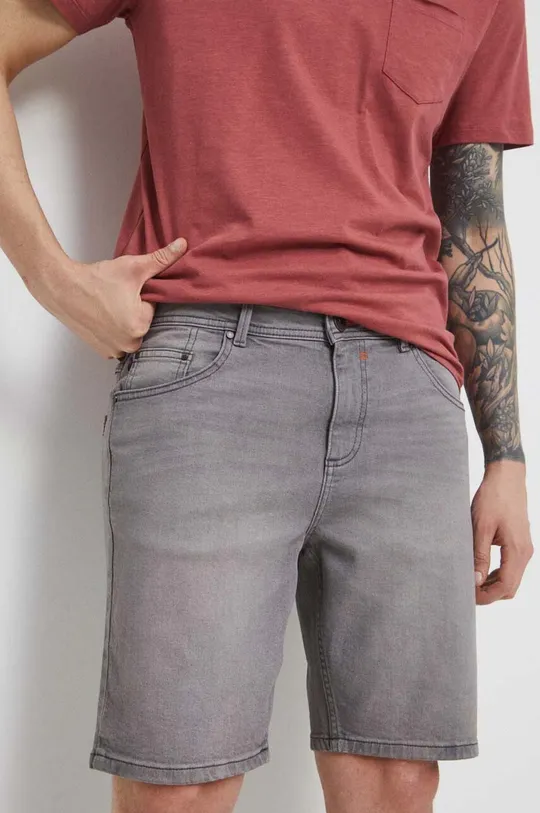 grigio Medicine pantaloncini di jeans Uomo