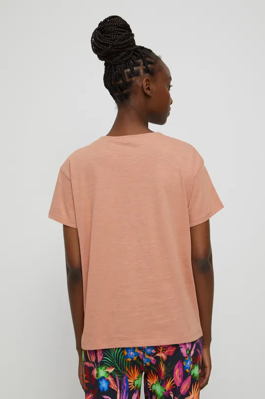 Bavlněné tričko růžová barva  100 % Bavlna