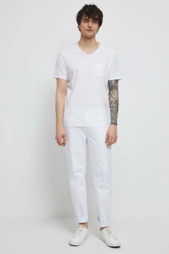 Βαμβακερό μπλουζάκι Medicine λευκό