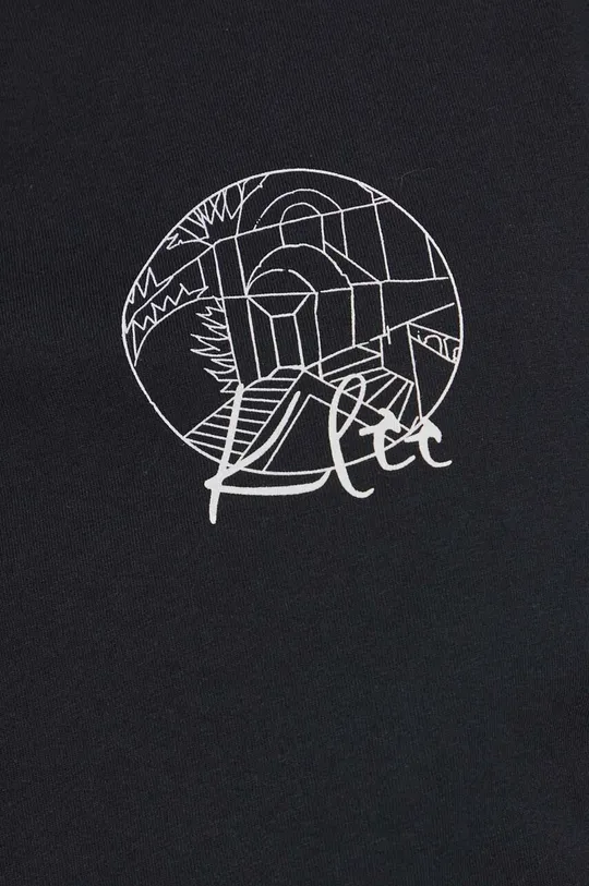 Bavlnené tričko pánske Eviva L'arte čierna farba Pánsky