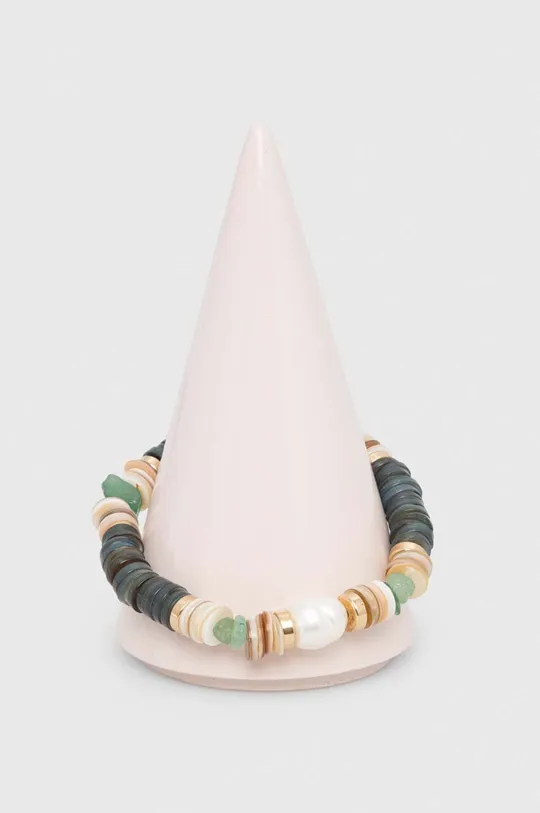 Náramok dámsky s perlou a prírodným kameňom viac farieb viacfarebná