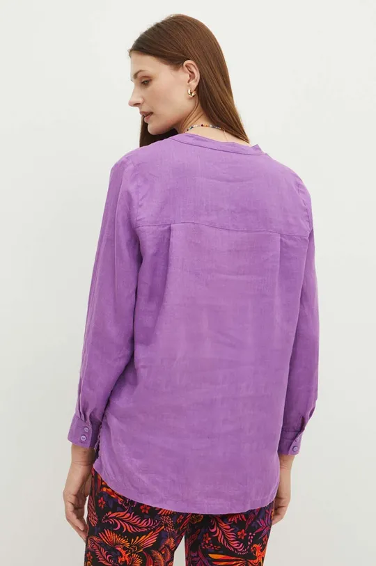 фиолетовой Льняная блузка Medicine