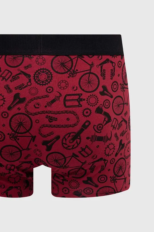 Bavlnené boxerky pánske s prímesou elastanu so vzorom (2-pack) viac farieb Pánsky