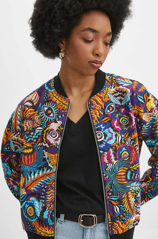 Bluza damska wzorzysta kolor multicolor Damski