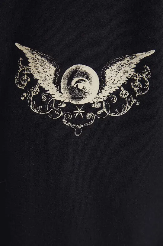 Mikina dámska s kapucňou z kolekcie Zverokruh čierna farba