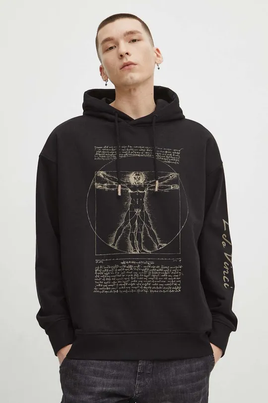 Bluza męska z kolekcji Eviva L'arte kolor czarny czarny