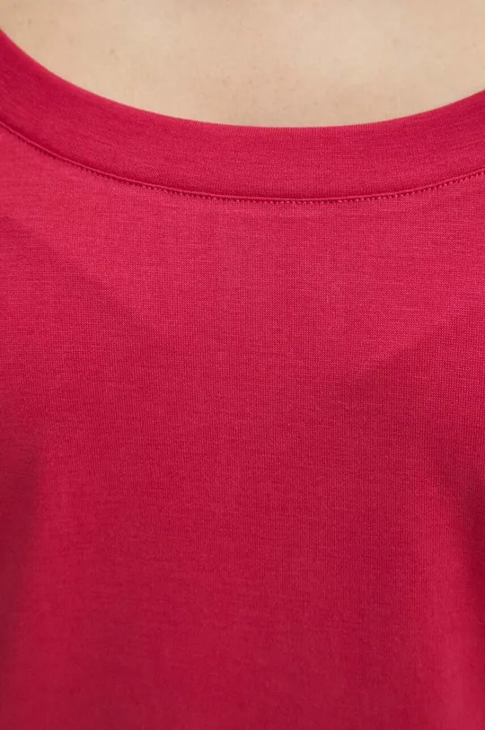 Tričko s dlhým rukávom dámsky ružová farba Dámsky