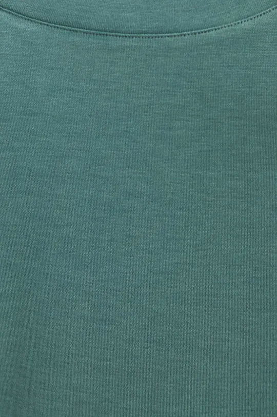 Tričko s dlhým rukávom dámsky zelená farba Dámsky