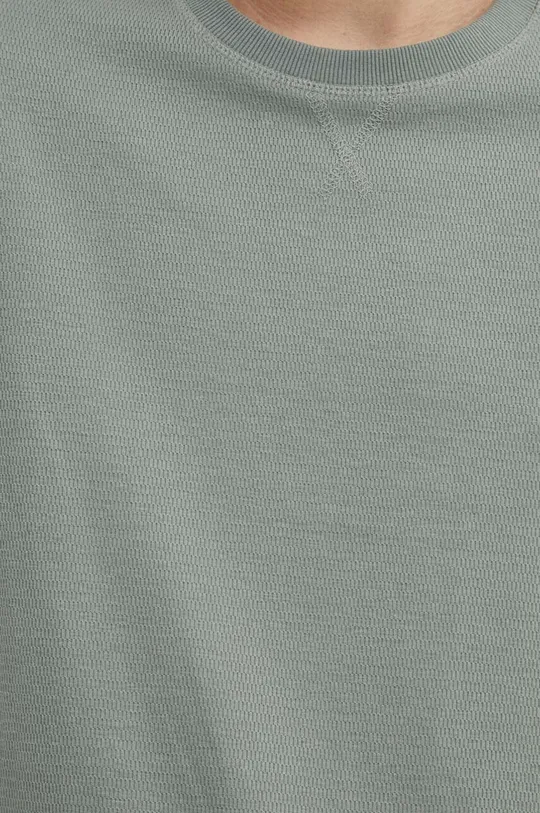 Tričko s dlhým rukávom pánsky tyrkysová farba Pánsky