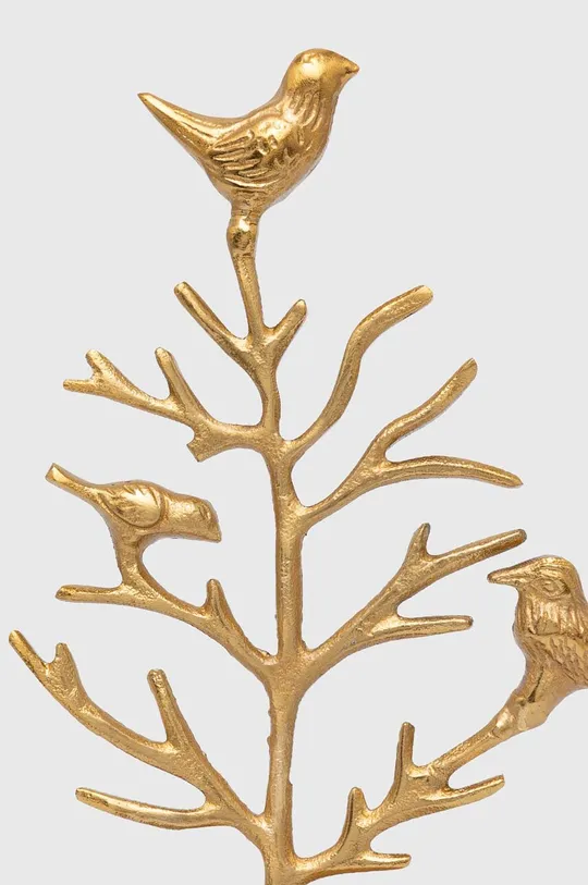 Stojak na biżuterię - drzewo kolor żółty 100 % Aluminium
