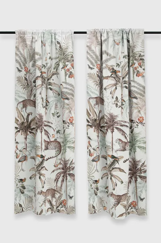 Dekoratívna záclona so vzorom 140 x 260 cm (2-pack) viac farieb viacfarebná