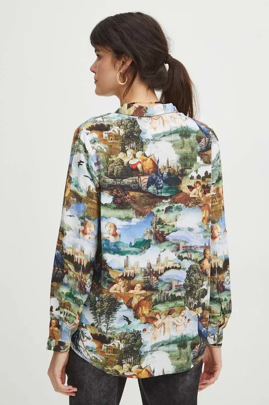 viacfarebná Košeľa dámska z kolekcie Eviva L'arte so vzorom