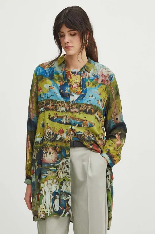 Koszula damska z kolekcji Eviva L'arte kolor multicolor Damski