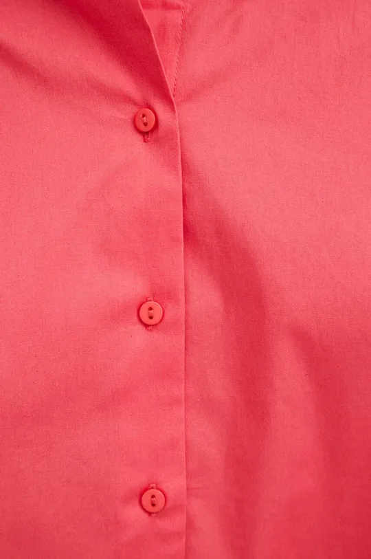 Koszula damska gładka kolor różowy