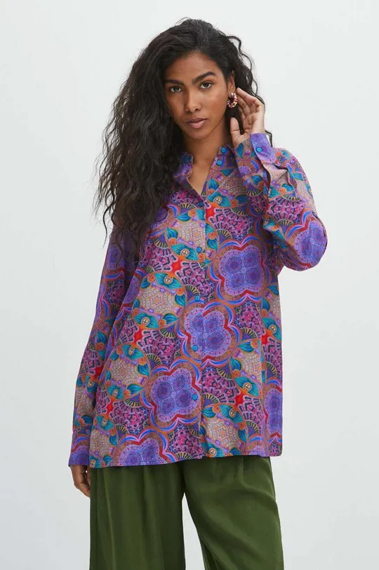 Koszula damska z kolekcji Jane Tattersfield x Medicine kolor multicolor multicolor