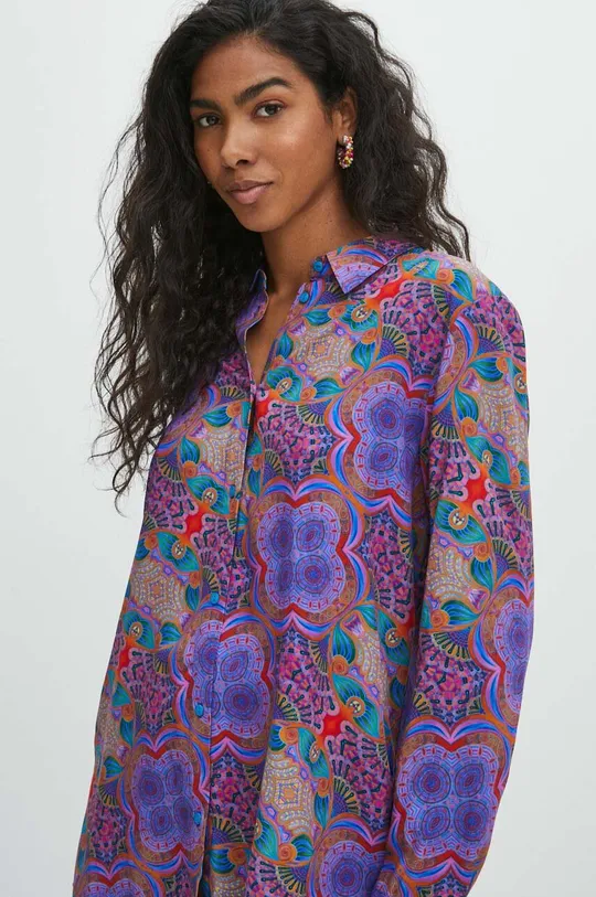 Koszula damska z kolekcji Jane Tattersfield x Medicine kolor multicolor Damski