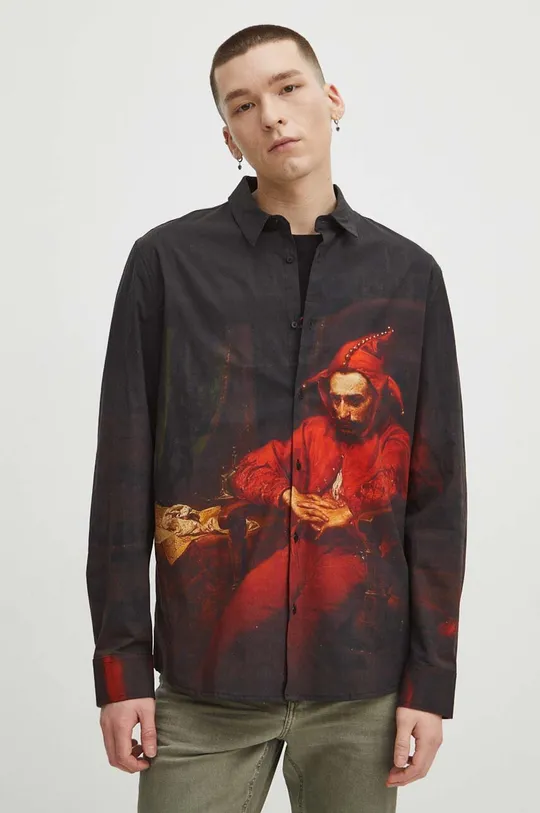 Košeľa pánska z kolekcie Eviva L'arte so vzorom viacfarebná
