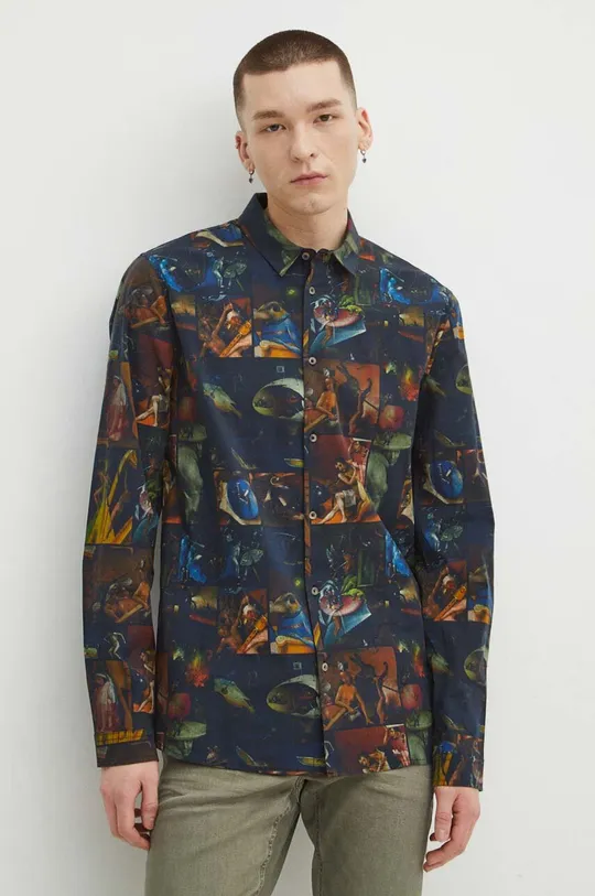 Koszula męska z kolekcji Eviva L'arte kolor multicolor multicolor