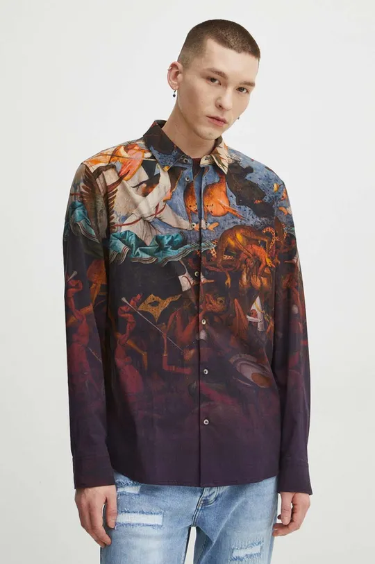 Koszula męska z kolekcji Eviva L'arte kolor multicolor multicolor