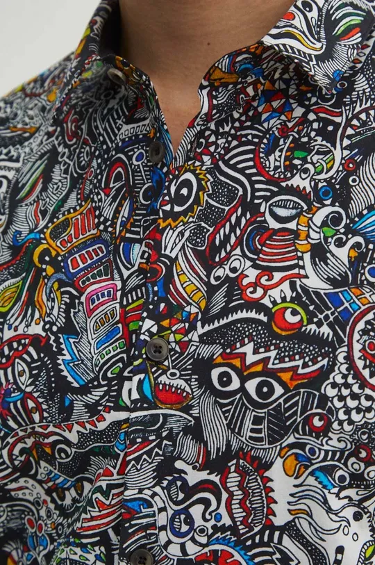 Koszula męska by Justyna Rybak, Grafika Polska kolor multicolor