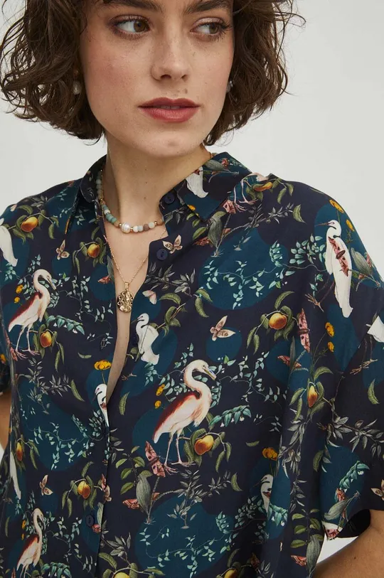 Košile dámská z kolekce Graphics Series tyrkysová barva Dámský