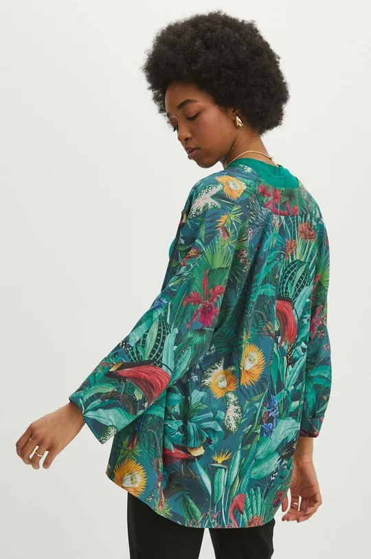 Kimono damskie wzorzyste kolor multicolor Materiał główny: 100 % Lyocell, Podszewka: 100 % Wiskoza