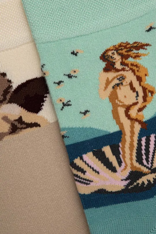Bavlnené ponožky dámske z kolekcie Eviva L'arte (2-pack) viac farieb viacfarebná