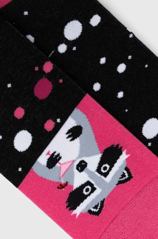 Bavlnené ponožky dámske s medvedíkom (2-pack) viac farieb viacfarebná
