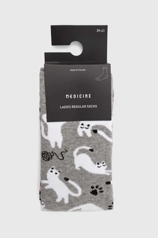 Bavlnené ponožky dámske z kolekcie Deň mačiek (2-pack) viac farieb <p>75 % Bavlna, 23 % Polyamid, 2 % Elastan</p>