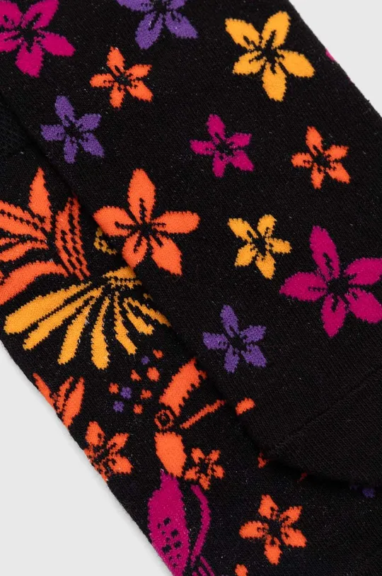 Skarpetki bawełniane damskie z motywem roślinnym i zwierzęcym (2-pack) kolor multicolor multicolor
