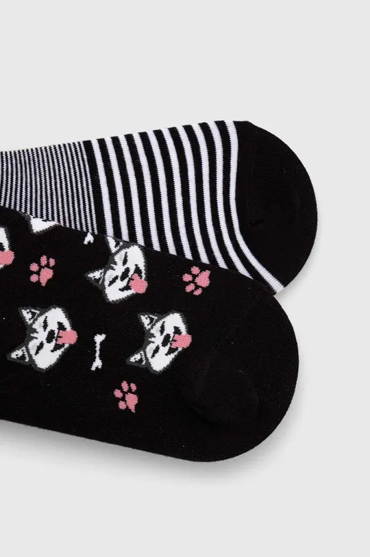 Bavlnené ponožky dámske so psami (2-pack) viac farieb viacfarebná