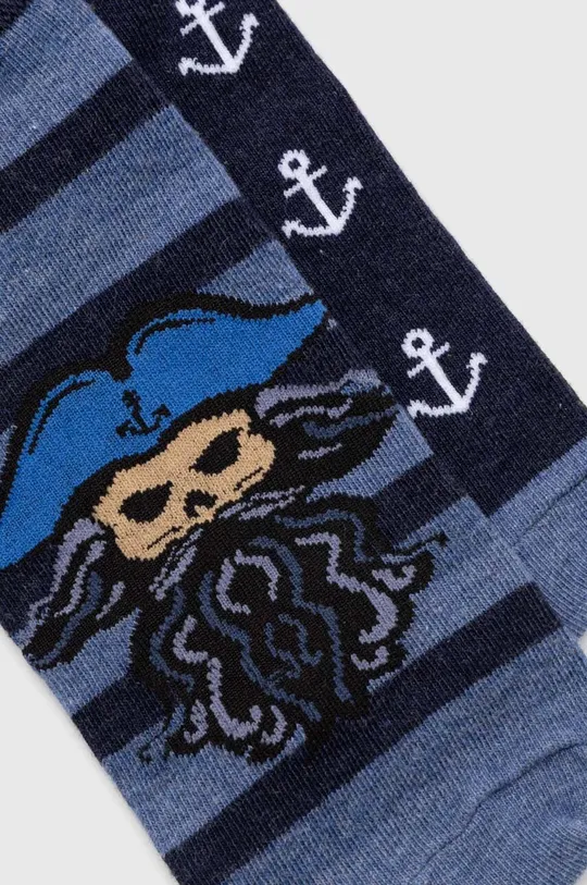 Bavlněné ponožky pánské s mořským motivem (2-pack) více barev vícebarevná