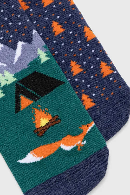 Ponožky pánske so vzorom (2-pack) viac farieb viacfarebná