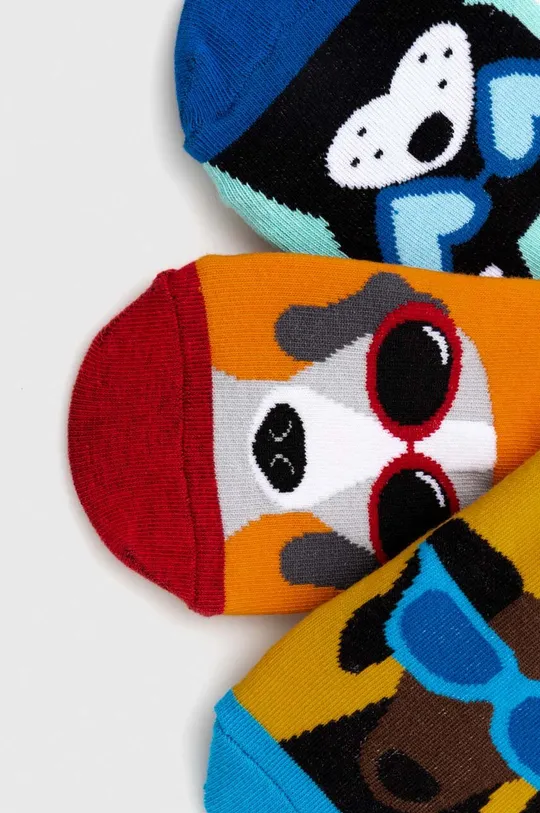 Bavlněné ponožky pánské se psy (3-pack) více barev vícebarevná